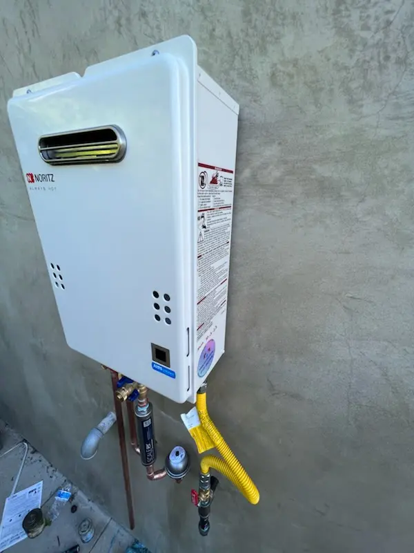 Tankless water heater installation for Natomas Creek homes